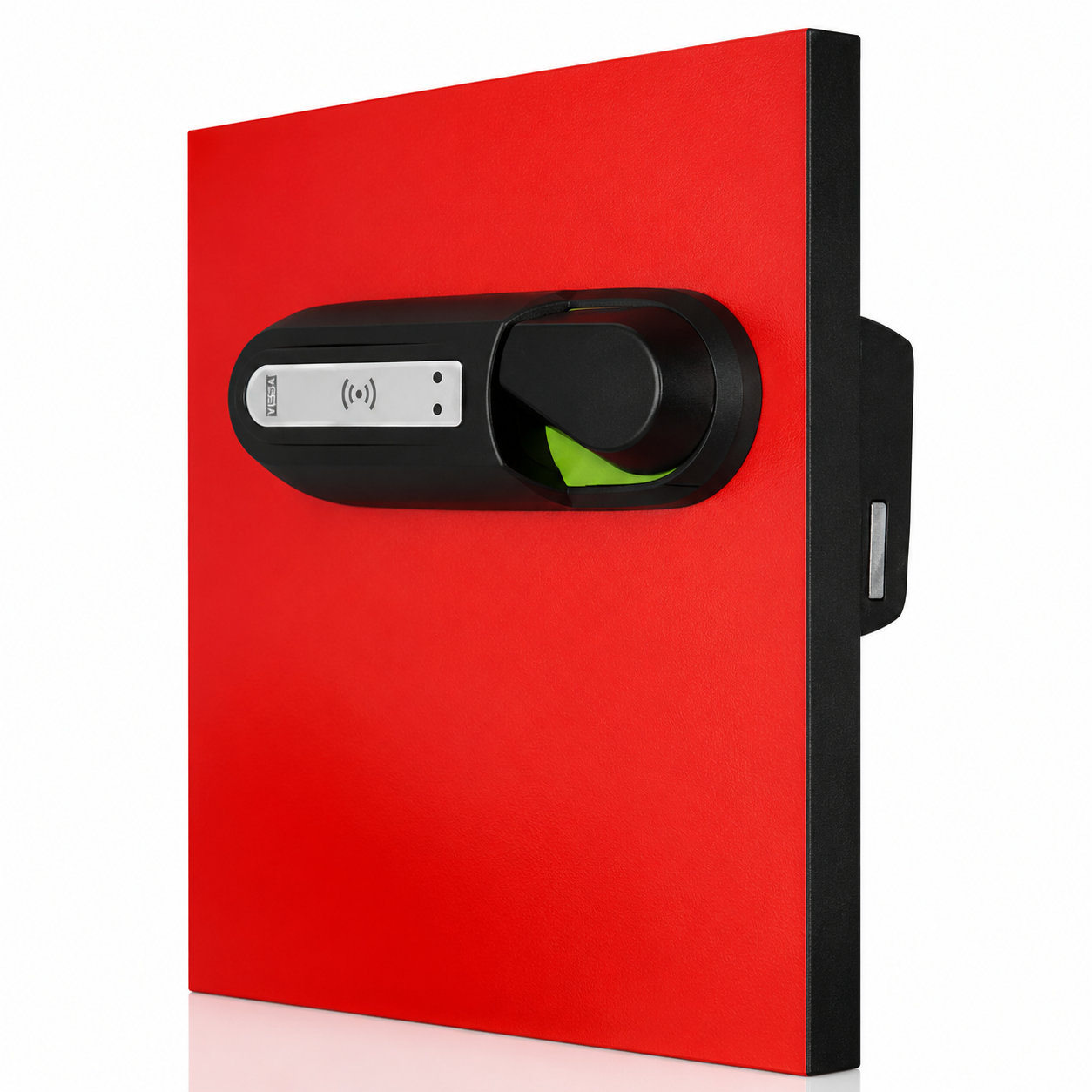 Cerradura electrónica i-Locker de TESA Hotel en dos perspectivas