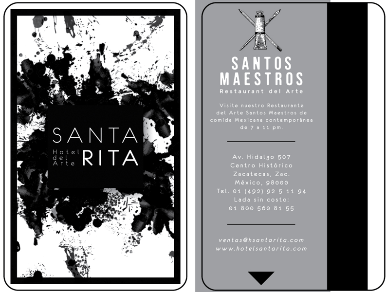 Tarjeta hotelera Santa Rita