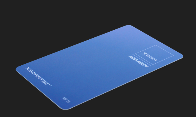 Tarjeta RFID azul