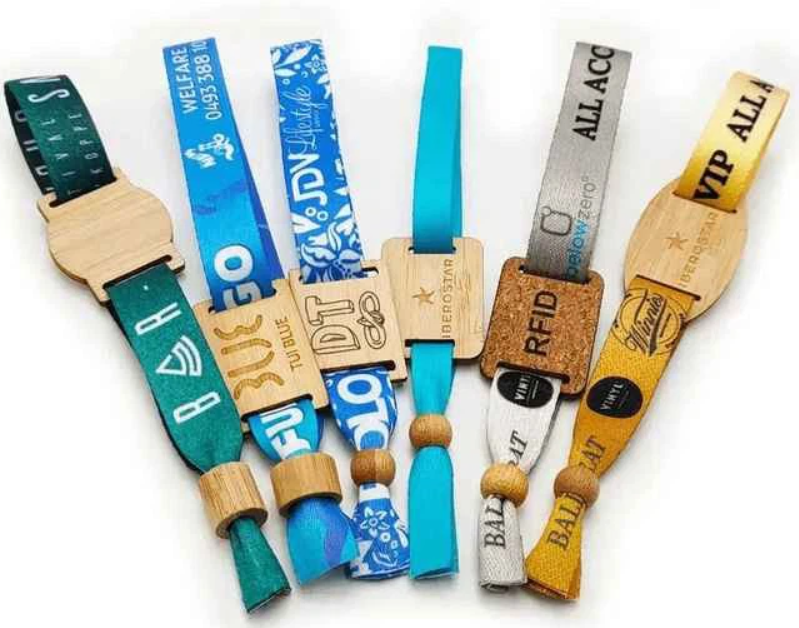 Pulseras RFID de tela