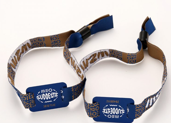 Pulseras RFID textiles ajustables