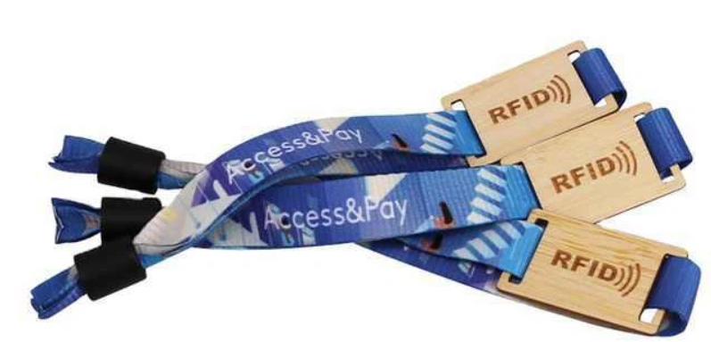 Pulseras RFID textiles con tag