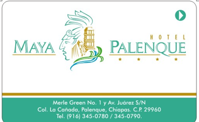 Tarjeta hotelera con instrucciones